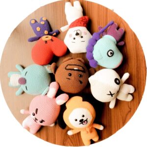 BT21 cuddle size amigurumi pattern bundle