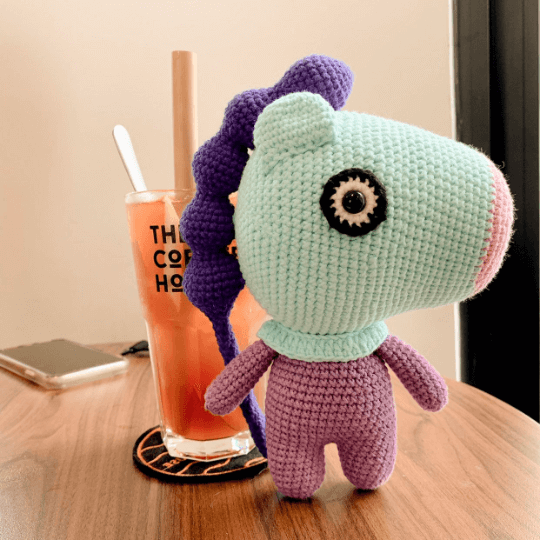 RJ BT21 Crochet pattern for beginners - Anvi’s Granny Handicrafts