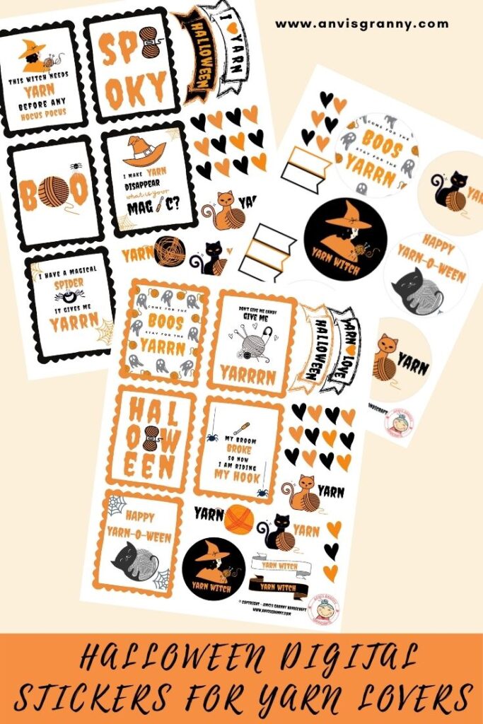 Halloween printable art planner sticker