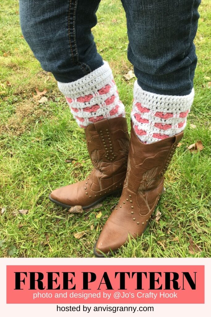 Wrapped in Love Boot Cuffs free crochet pattern