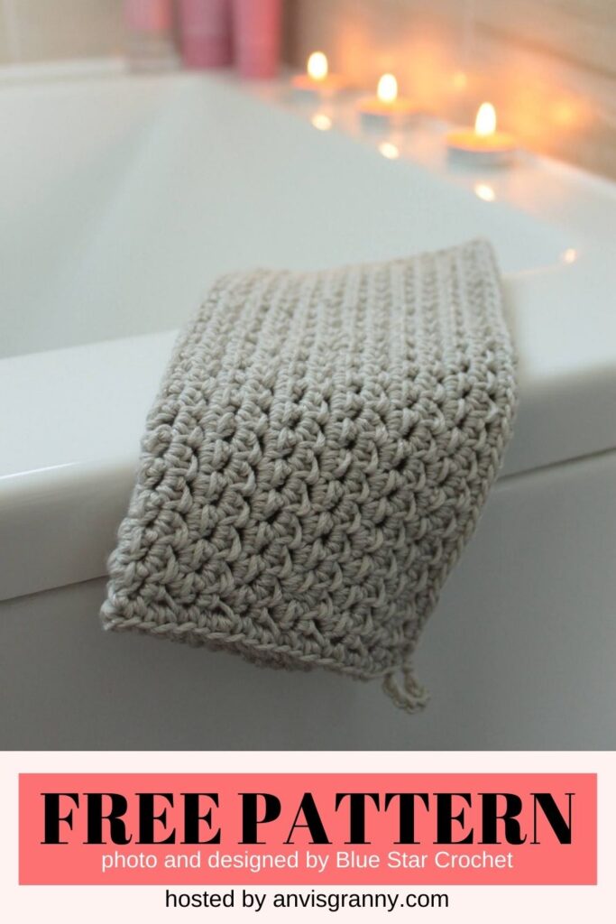 Blossom Washcloth free crochet pattern