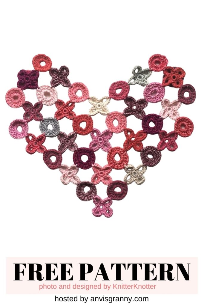 I love you so much - pillow cover free crochet pattern