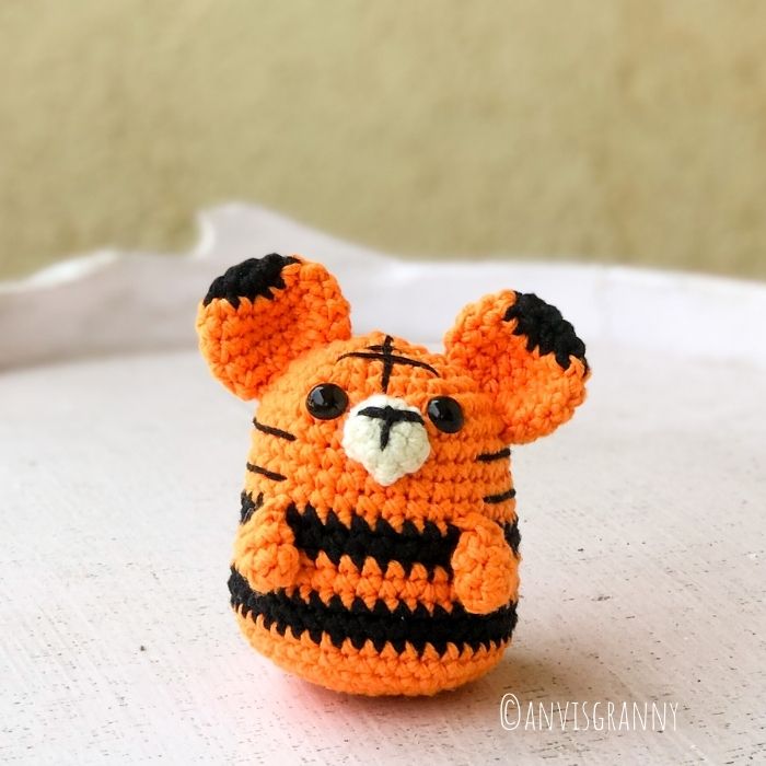 crochet tiger amigurumi pattern