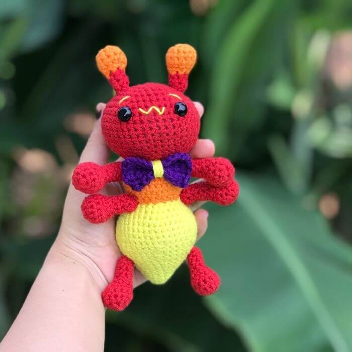 amigurumi ant crochet pattern for beginners