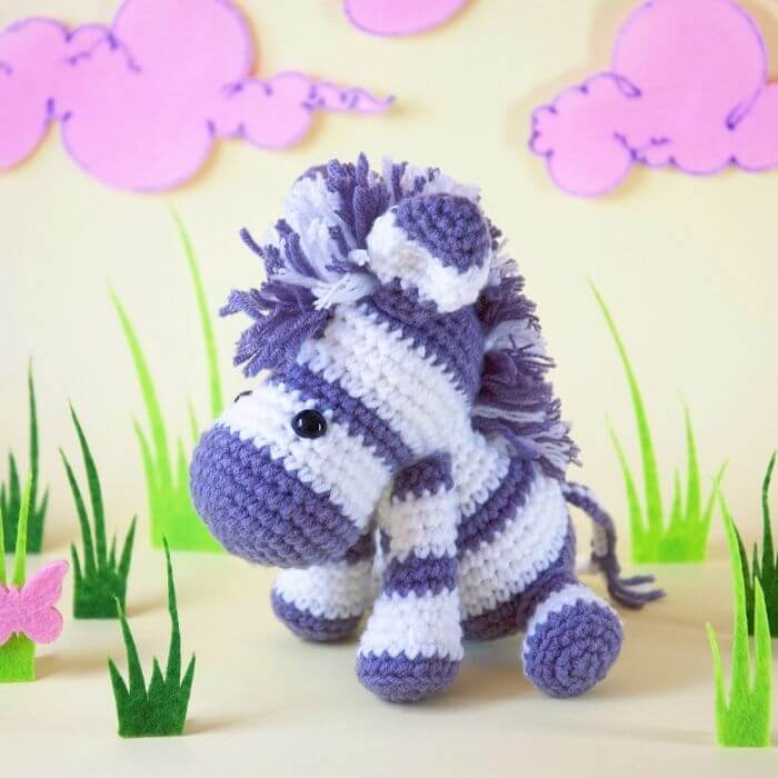zebra amigurumi animal crochet pattern