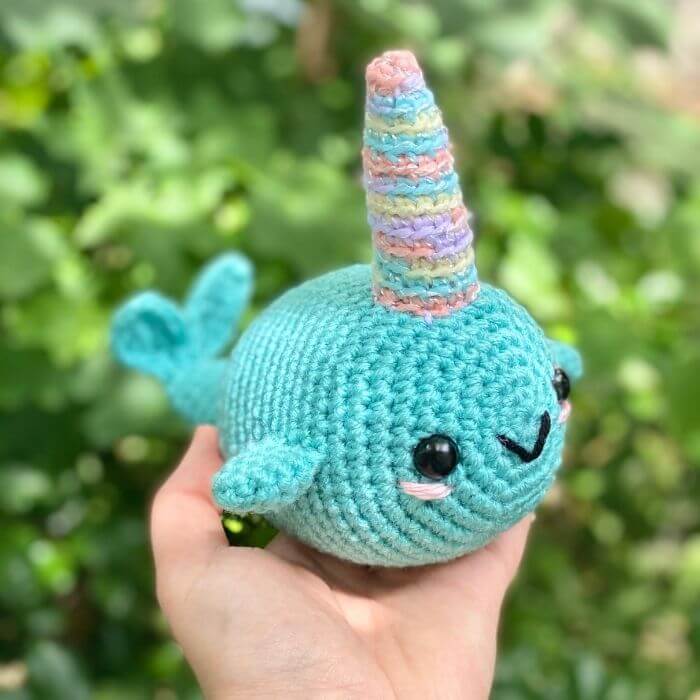 narwhal amigurumi crochet pattern