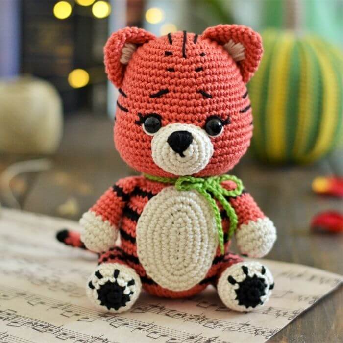 tiger amigurumi crochet pattern