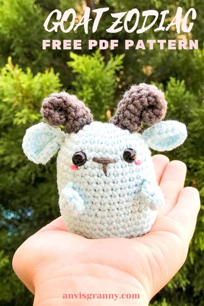 pin for blog YT goat zodiac amigurumi pattern crochet