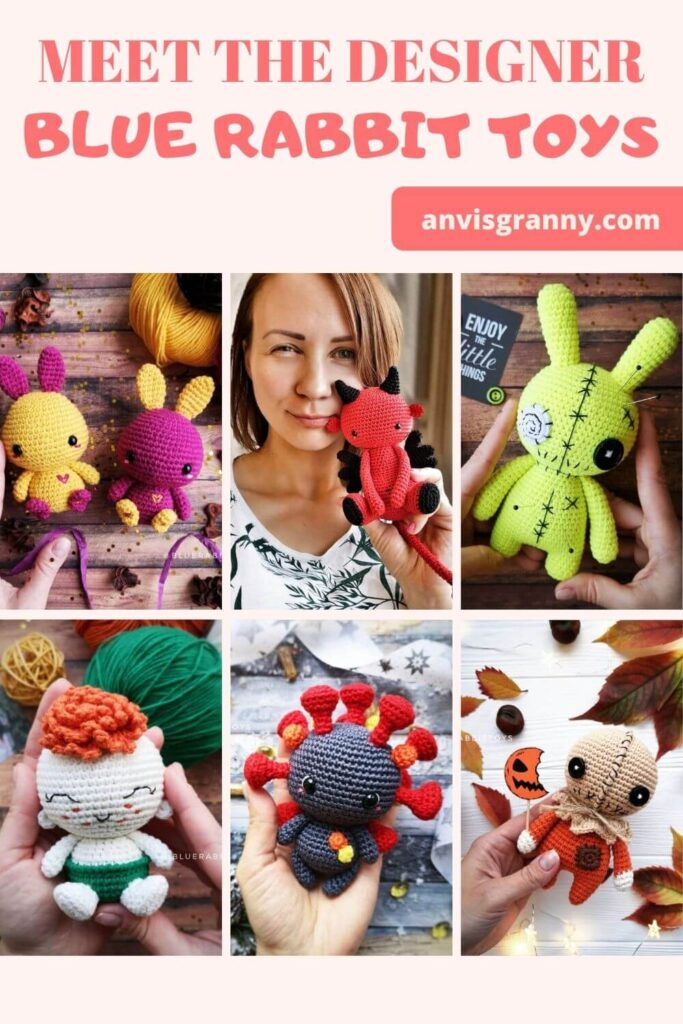 bluerabbittoys by irina crochet pattern artist