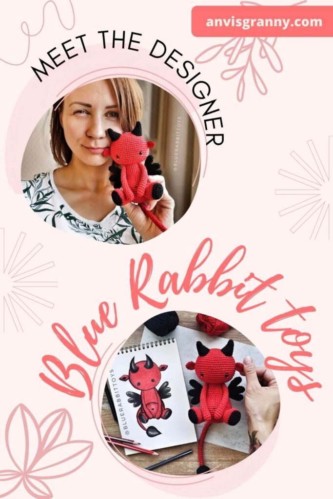 bluerabbittoys by irina crochet pattern artist