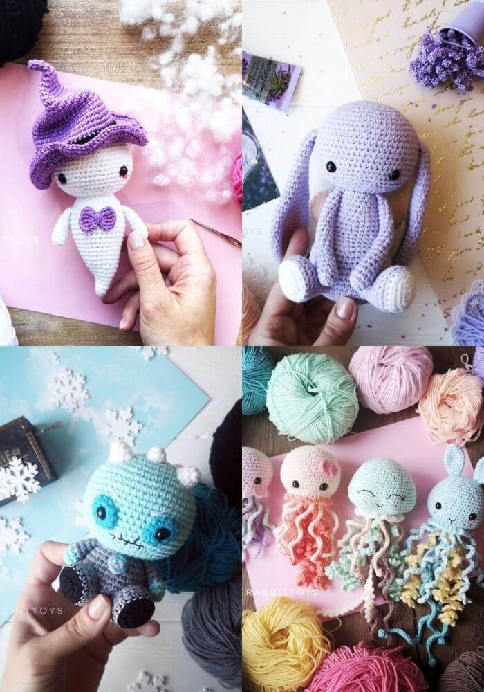bluerabbittoys by irina crochet artist