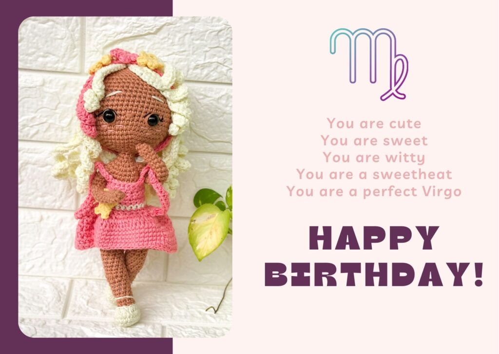 Virgo Birthday Card