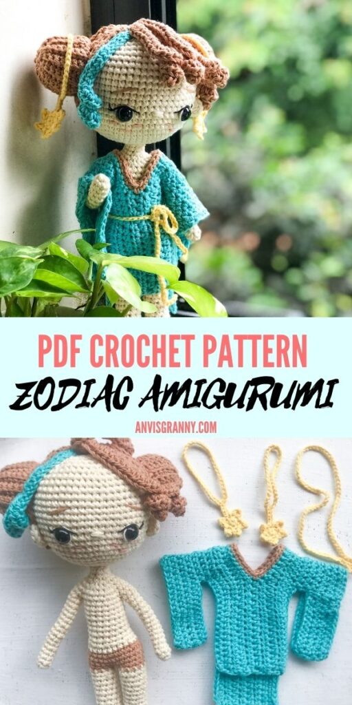 LIBRA ZODIAC PRINCESS AMIGURUMI CROCHET PATTERN