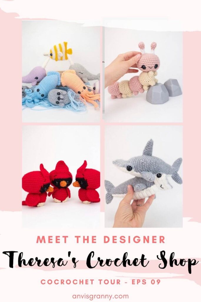Amigurumi designer interview Theresa's crochet shop